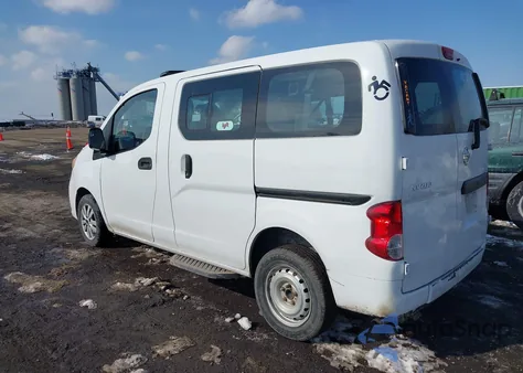2014 Nissan Nv200 Taxi z USA, uszkodzony, nr VIN 3N8CM0JT6EK702578